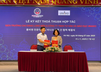 Trường Cao đẳng Long Biên hợp tác cùng Công ty TNHH Tư vấn và Giáo dục Vinako Edu mở ra cơ hội du học Hàn Quốc
