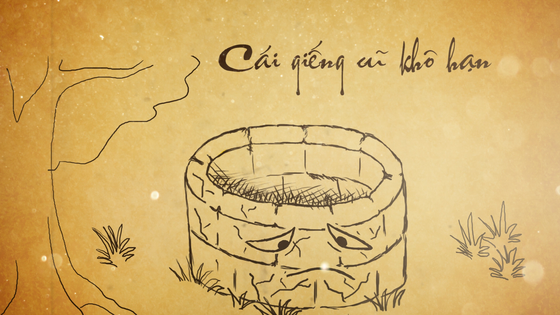 Cái giếng cũ khô hạn